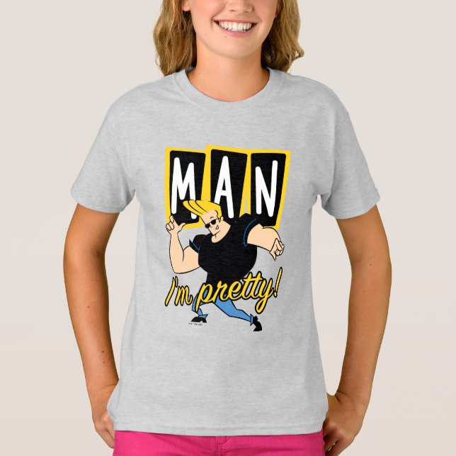Johnny Bravo - Man jag är Söt T Shirt (Framsida)