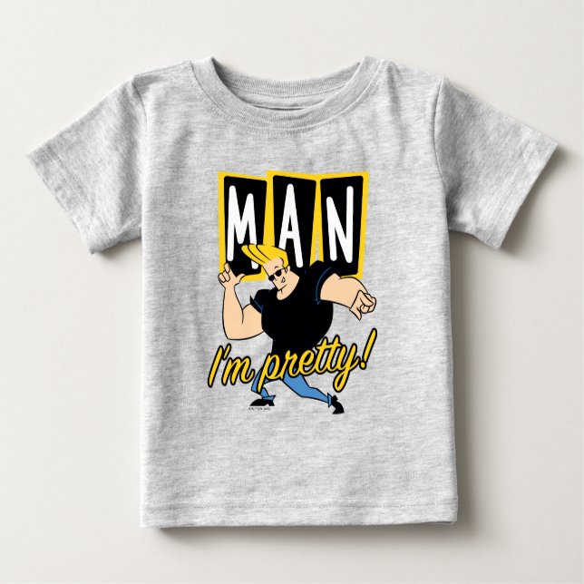 Johnny Bravo - Man jag är Söt T Shirt (Framsida)
