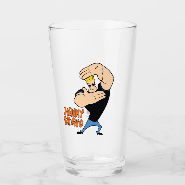 Johnny Bravo Picture Frame Pose Glaskopp (Framsida)