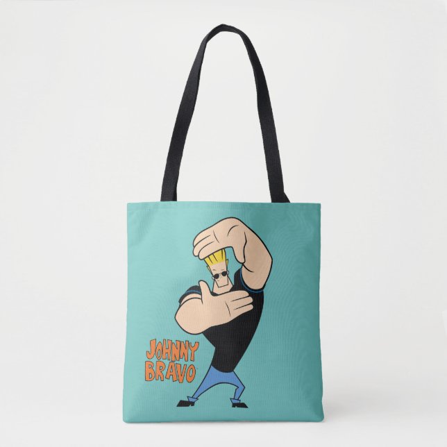 Johnny Bravo Picture Frame Pose Tygkasse (Framsida)