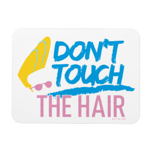 Johnny Bravo - Rör inte hair Graphic Magnet