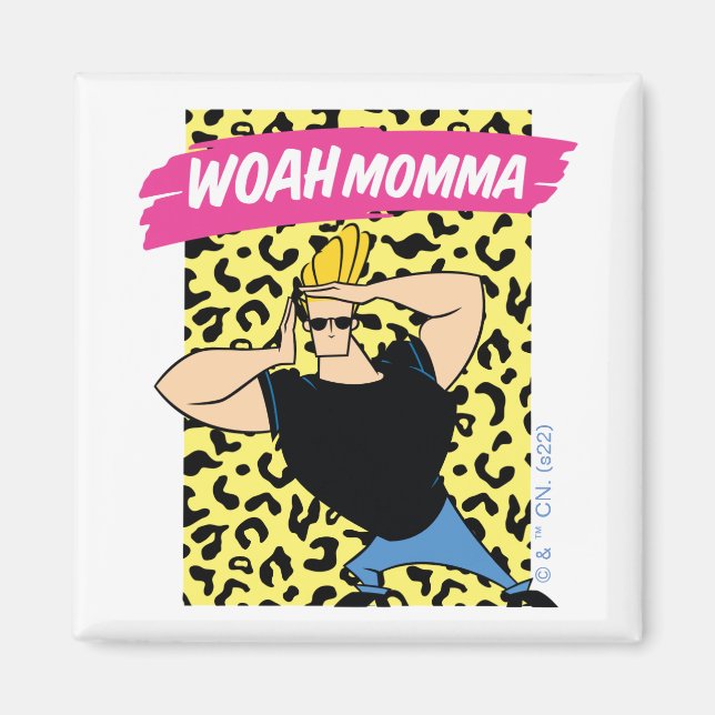 Johnny Bravo - Woah Momma Magnet (Framsidan)