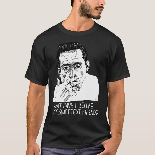 Johnny Cash    T Shirt (Framsida)