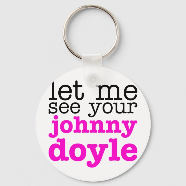 Johnny Doyle Rosa Nyckelring (Framsida)