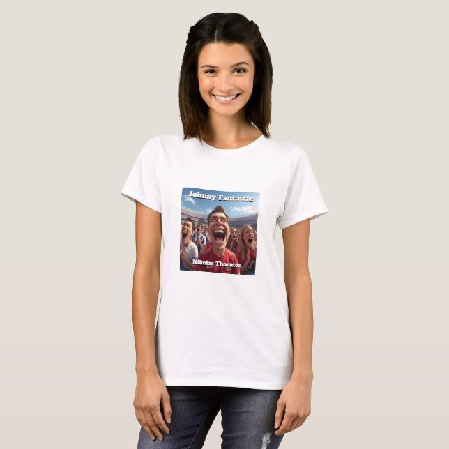 Johnny Fantastic Sportartiklar Fotboll  T Shirt (Hel framsida)