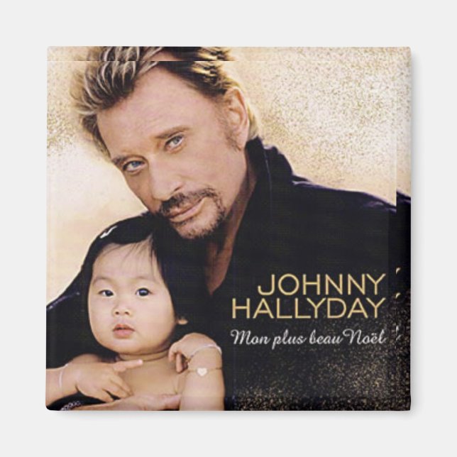 Johnny Hallyday Magnet (Framsidan)