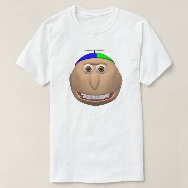 Johnny Head skjorta T Shirt (Design framsida)
