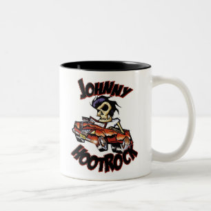JOHNNY HOOTROCK två-tonar muggen Två-Tonad Mugg