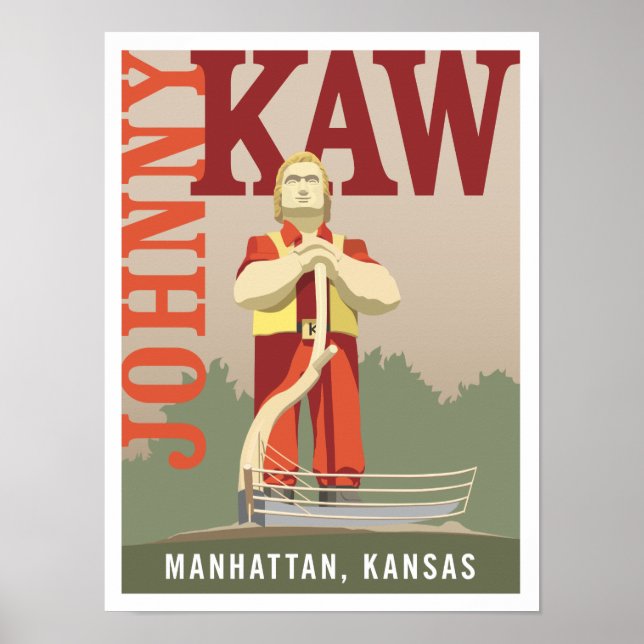 Johnny Kaw - 16 x 12 Poster (Framsidan)