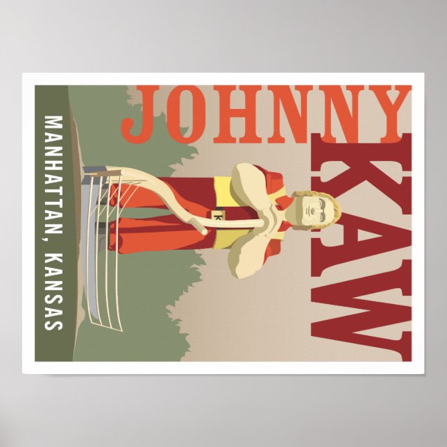 Johnny Kaw - 16 x 12 Poster (Framsidan)