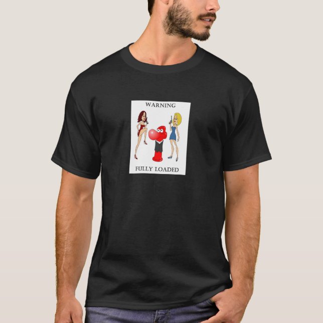 Johnny kondomvarning t shirt (Framsida)