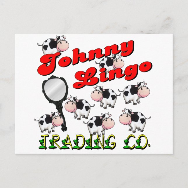 Johnny Lingo Trading Co. Vykort (Framsida)