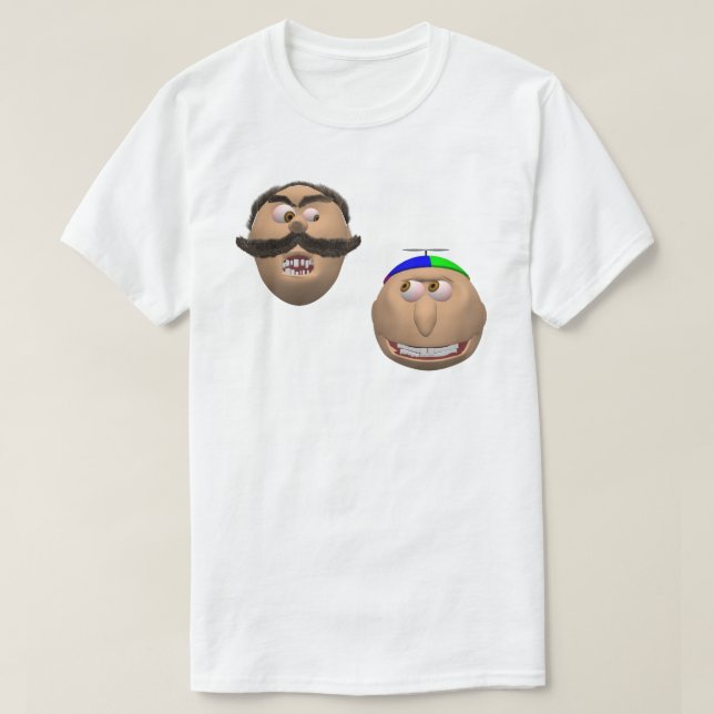 Johnny och pappaskjorta t-shirt (Design framsida)