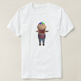 Johnny öppen munskjorta t-shirt