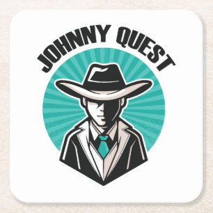Johnny Quest Underlägg Papper Kvadrat