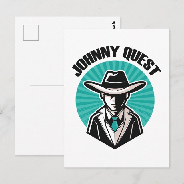 Johnny Quest Vykort (Fram/baksida)