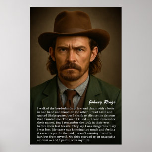 Johnny Ringo - The Educated Gunslinger Poster