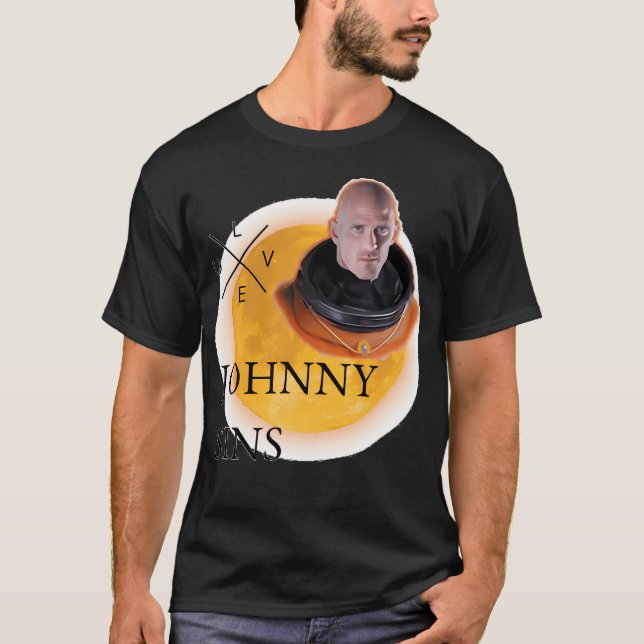Johnny Sins Astronaut T Shirt (Framsida)
