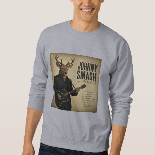 Johnny Smash Album: en parodi Lång Ärmad Tröja (Framsida)