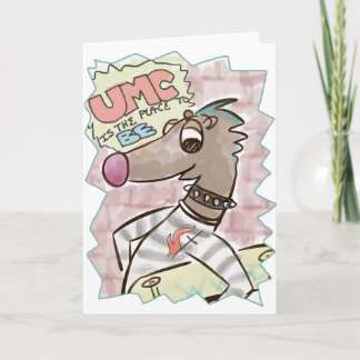 Johnny Weasel Greeting Card Kort