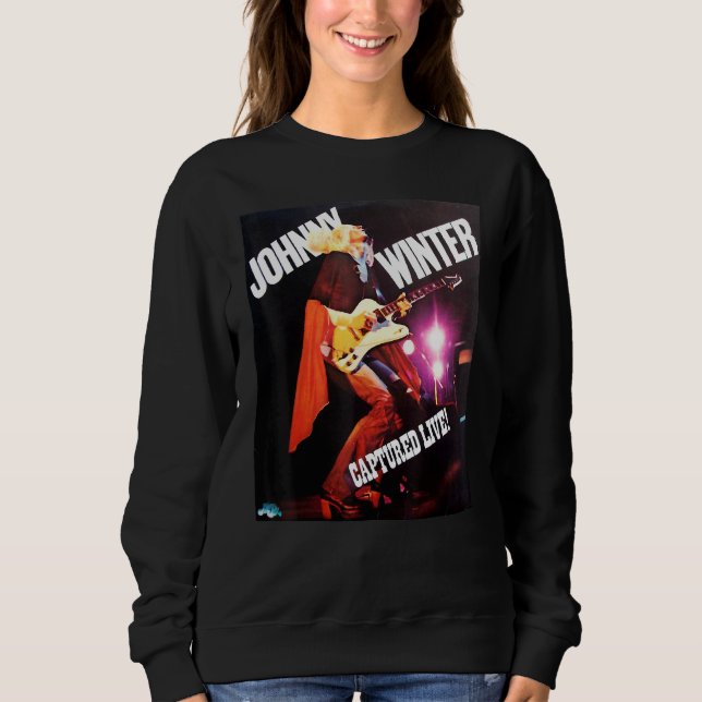 Johnny Winter T Shirt (Framsida)