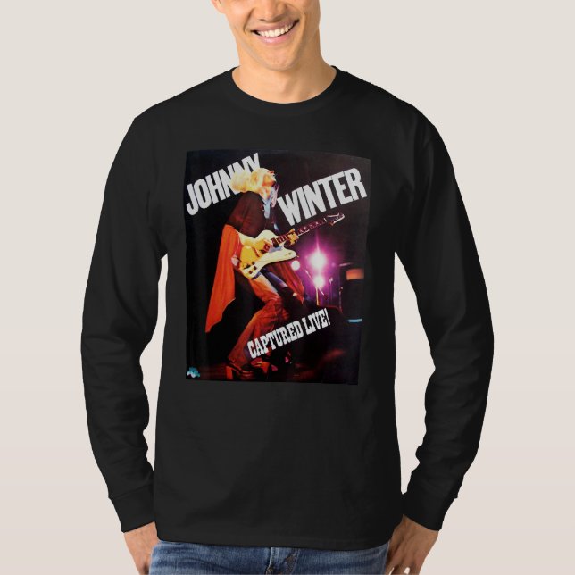 Johnny Winter T Shirt (Framsida)