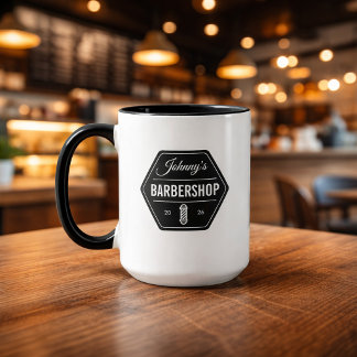 JOHNNY'S BARBERSHOP / Anpassningsbar Barbershop-mu Mugg