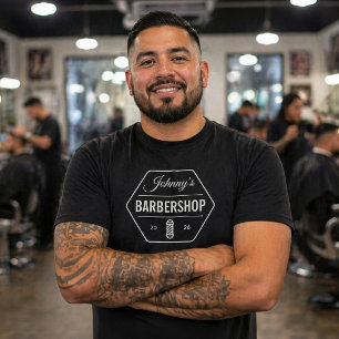 JOHNNY'S BARBERSHOP / Anpassningsbar skjorta T Shirt