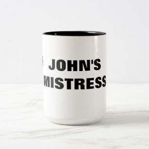 JOHNS ÄLSKARINNA Två-Tonad MUGG