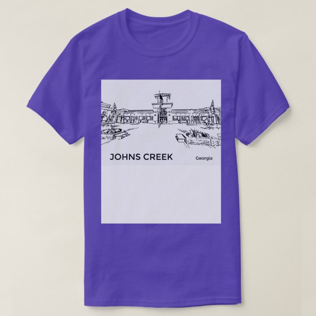 Johns Bäck Georgia TShirt T Shirt (Design framsida)