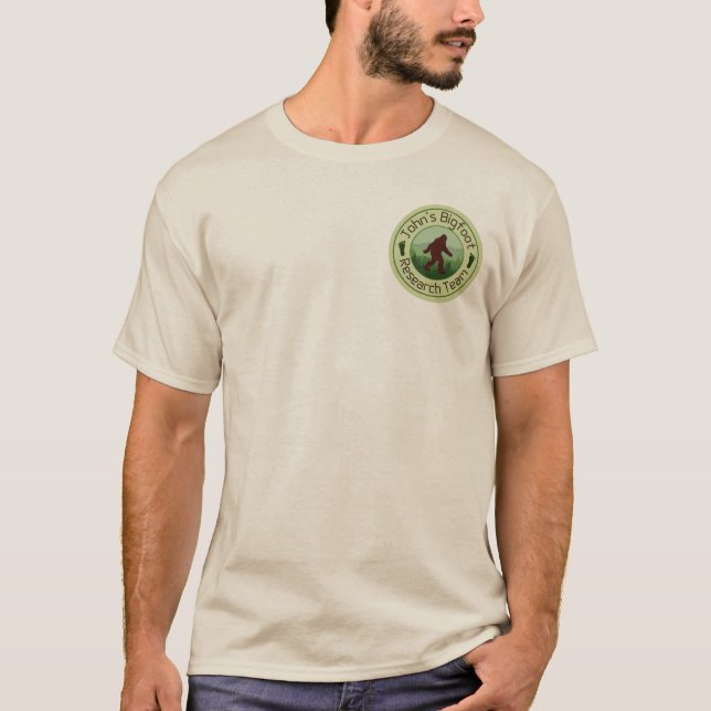Johns Bigfoot-jakttröja T Shirt (Framsida)