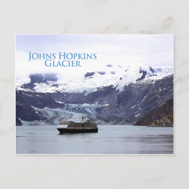 Johns Hopkins Glacier vykort (Framsida)