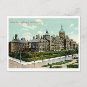 Johns Hopkins Hospital, Baltimore 1910 Vintage Vykort