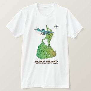Johns Island, South Carolina USA karta. T Shirt
