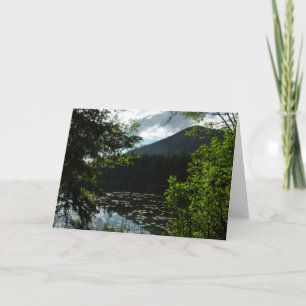 Johns Lake I vid Glacier National Park Kort