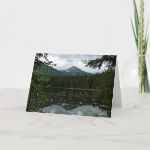 Johns Lake II vid Glacier National Park Kort