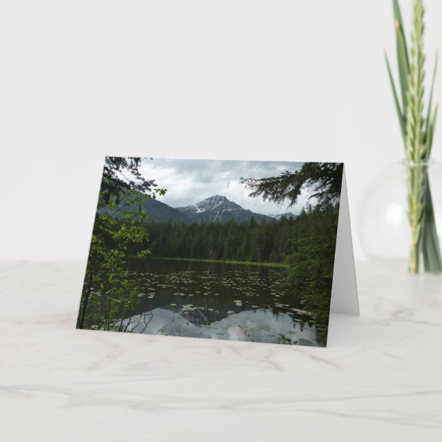 Johns Lake II vid Glacier National Park Kort (Framsida)
