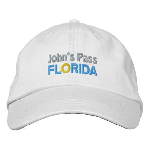 JOHN'S PASS cap Broderad Keps