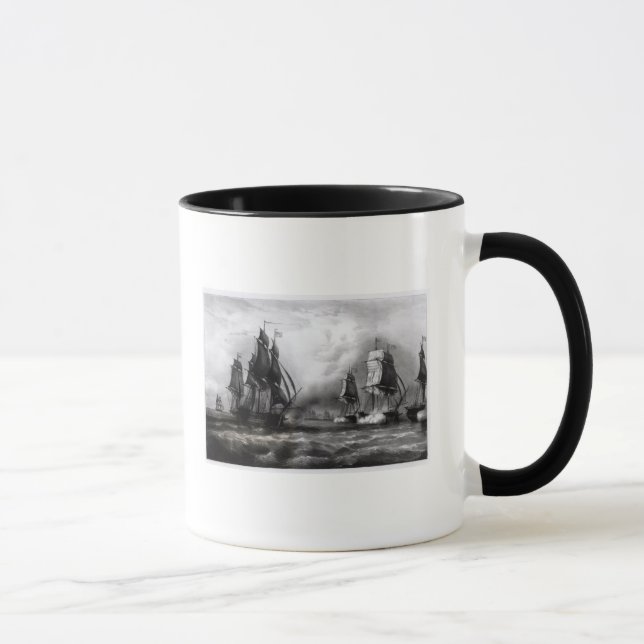Johns Paul Jones "skogsvaktare" frakt, 1793 Mugg (Höger)