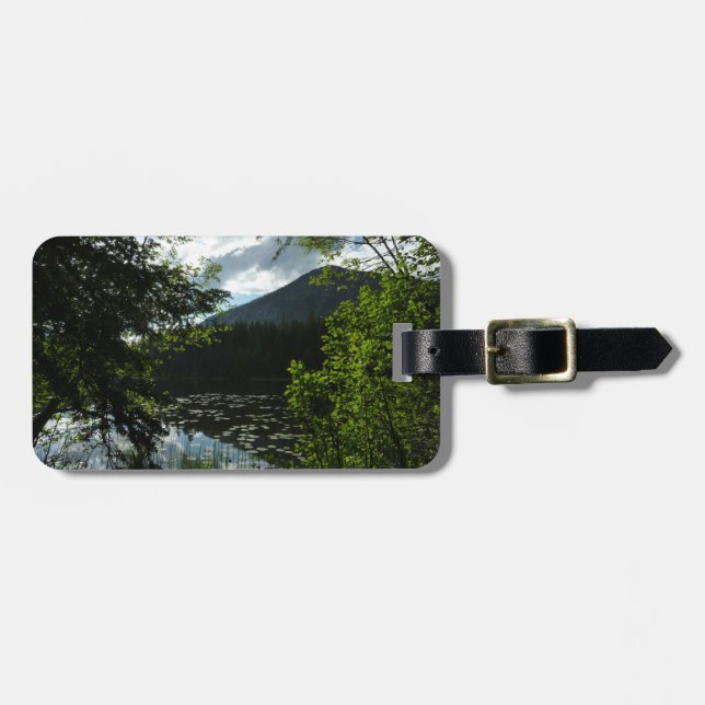 Johns Sjö I i Glacier nationalpark Bagagebricka (Horisontell Framsida)