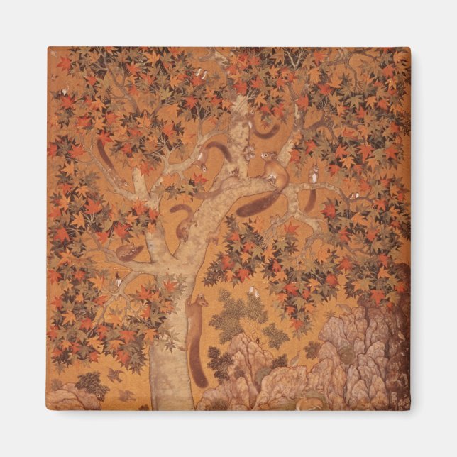 Johnson Album I, No.30 Squirrels på flygplan Magnet (Framsidan)