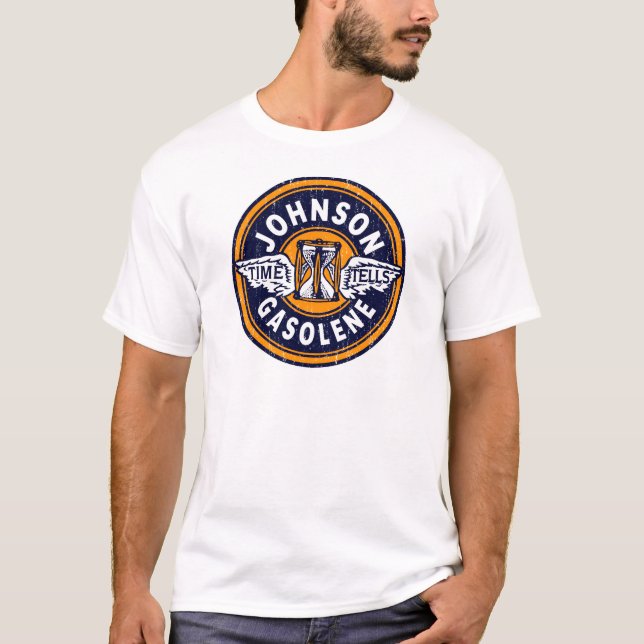 Johnson bensin tee shirt (Framsida)