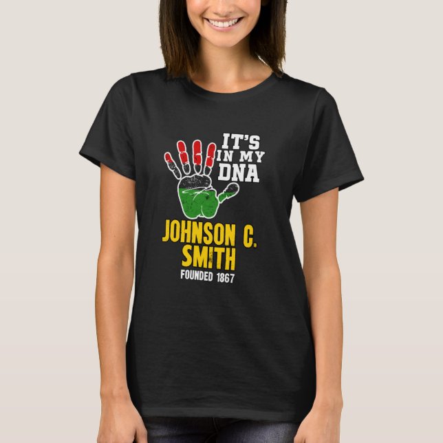 Johnson C. Smith, JCSU, Souvenir HBC Design T Shirt (Framsida)