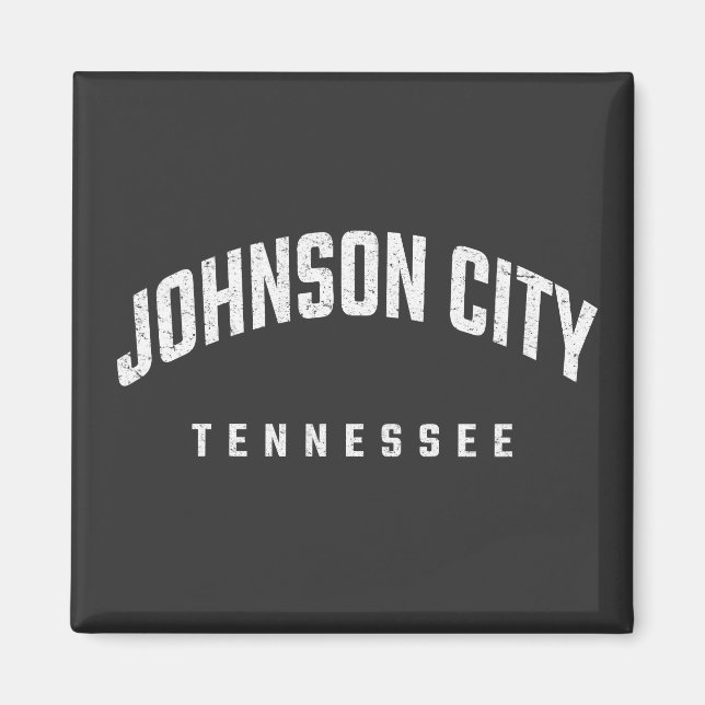 Johnson City Tennessee TN Magnet (Framsidan)