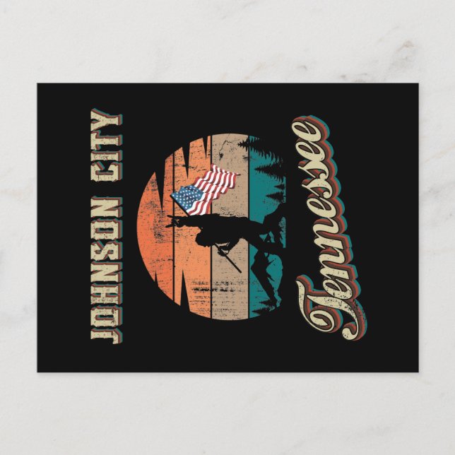 Johnson City Tennessee Vykort (Framsida)