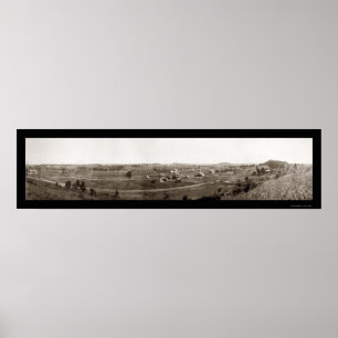 Johnson City TN foto 1910 Poster