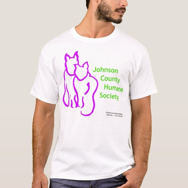 Johnson County human samhälleT-tröja Tee (Framsida)