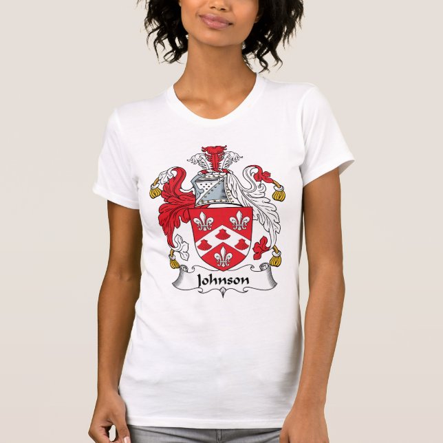 Johnson familjvapensköld tee shirt (Framsida)