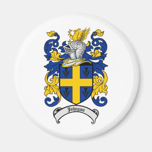 Johnson Family Crest - Jackande av Arm Magnet