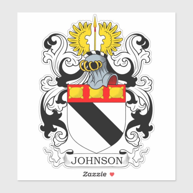 Johnson Family Crest Klistermärken (Ark)